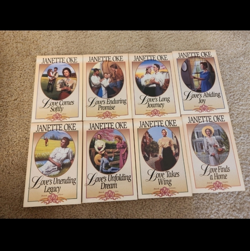 Books 1-8 Janette Oke Collection Paperbacks Love's‎ Women of the West